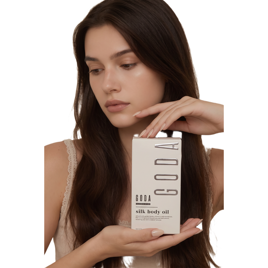 GODA Silk Body Oil – Nourishing Hydrating Body Oil | 50 mL / 1.7 fl oz