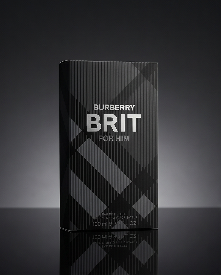 Burberry Brit for Him Eau de Toilette – Classic Men's Cologne Spray, 100 ml / 3.3 fl. oz.