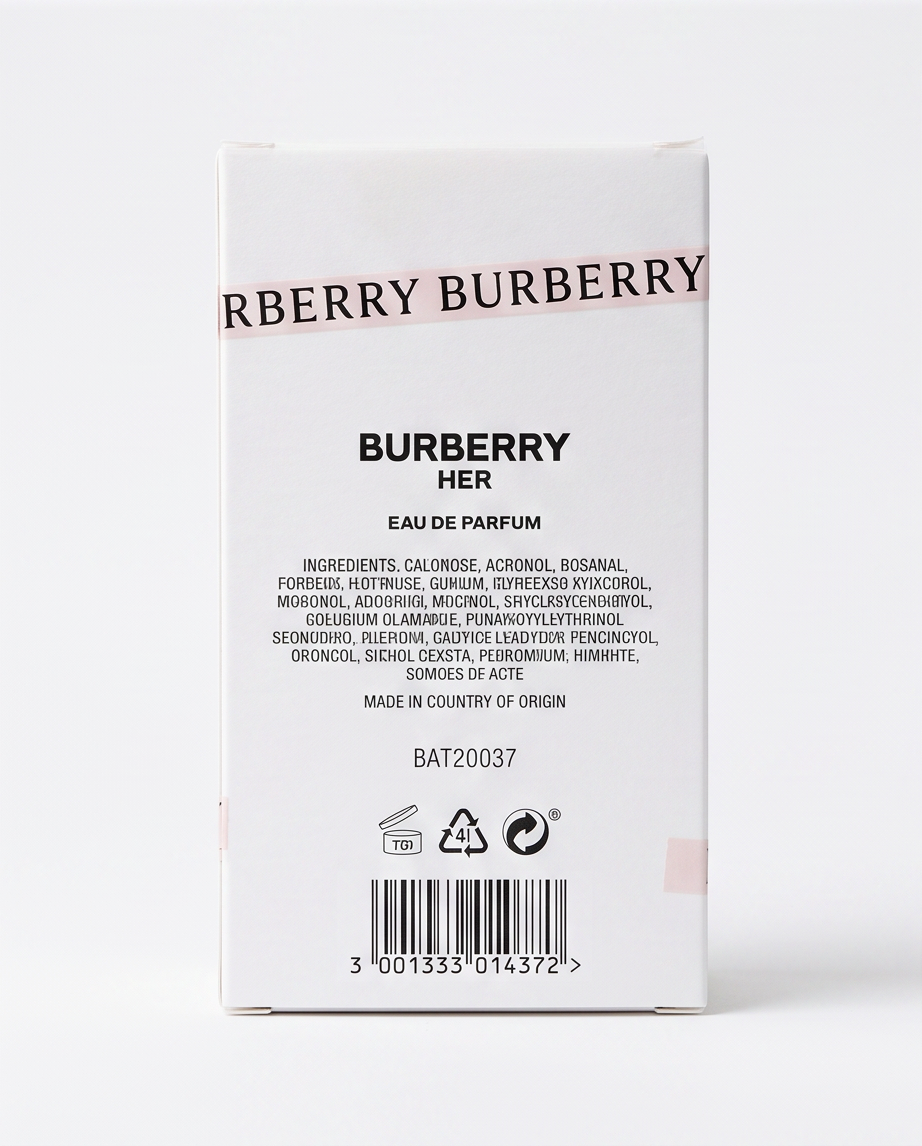 Burberry Her Eau de Parfum Spray for Women | 100 mL (3.3 fl oz)