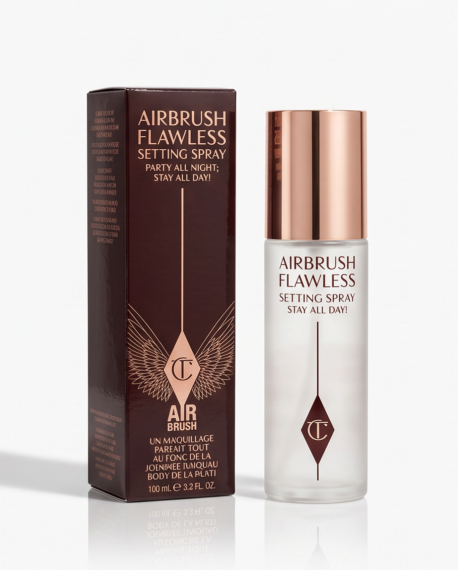 Airbrush Flawless Setting Spray. (100ml / 3.3 fl. oz) - Hydrating & Waterproof • Option 2 (Urgency Focused): Charlotte Tilbury Airbrush Flawless Setting Spray - 16- Hour Makeup Lock Mi