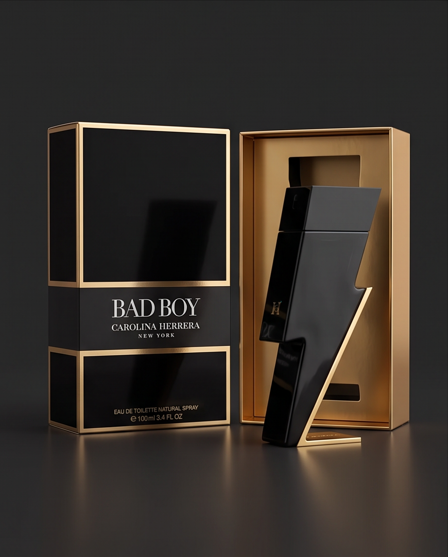 Carolina Herrera Bad Boy Eau de Toilette for Men – 100 mL / 3.4 fl oz